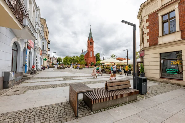 Kartuzy Pomorskie Polonia Agosto 2020 Dentro Una Iglesia Colegiata Una — Foto de Stock