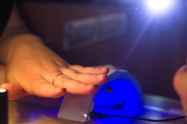 Güzel yakın plan manikür moda tasarımı.