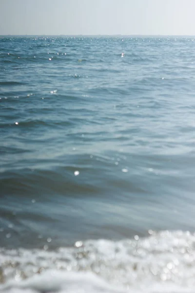 Nahaufnahme Von Sand Strand Und Wasser Des Salzsees Bolschoje Jarowoje — Stockfoto