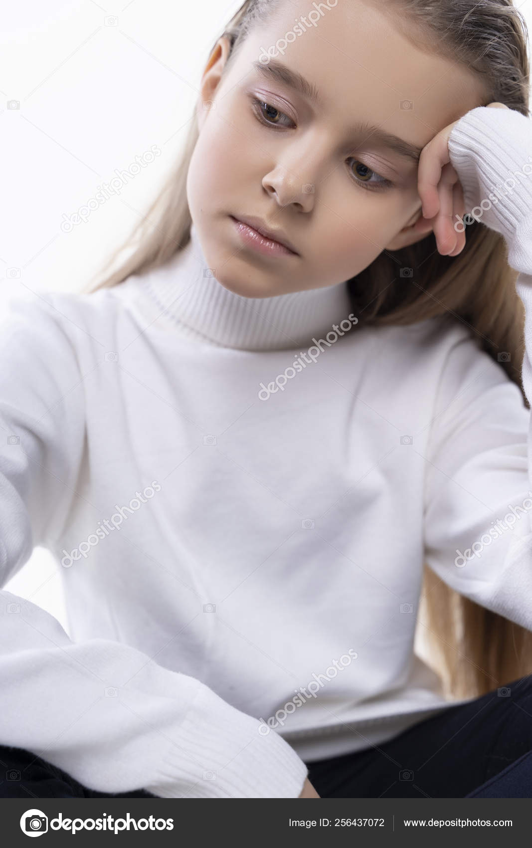 cute white turtleneck