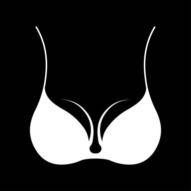 Kadın iç çamaşırı, siluet. Menü öğesi web tasarım