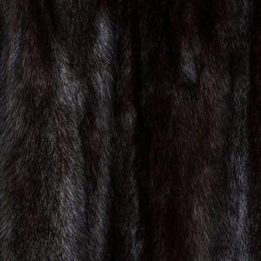 Doku doğal benekli siyah ve kahverengi parlak kürk