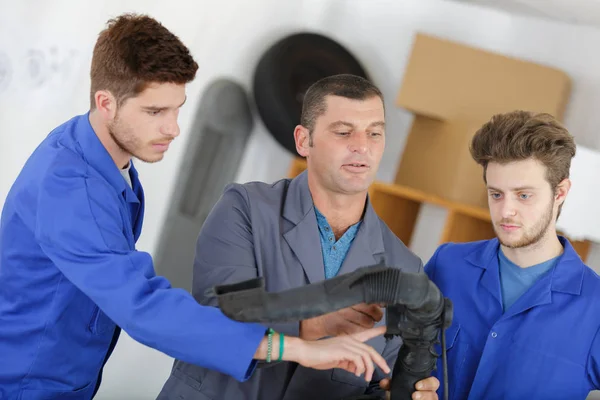 Leerling en leraar deel van het voertuig — Stockfoto