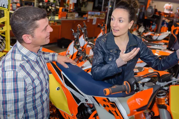 The motorbike rep and work — Stock Photo, Image