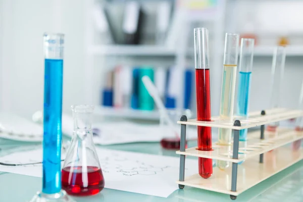 En el laboratorio de química — Foto de Stock