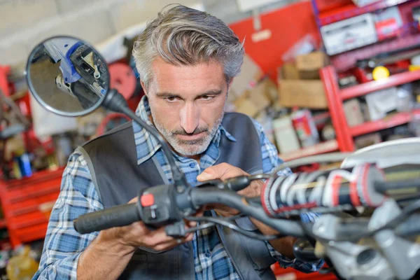 Recambio de pulido motorista — Foto de Stock