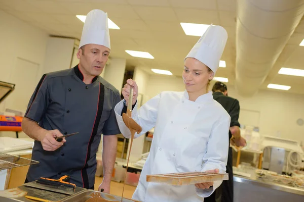 De toekomstige chef-kok en studie — Stockfoto