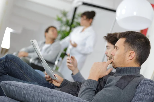 Patients waiting for examination — Stock Photo, Image