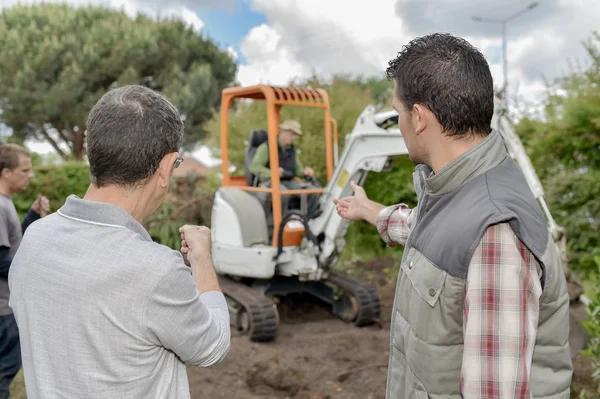 Foreman était avec le client — Photo