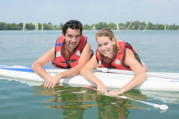 Paddeln Auf Einem See — Stockfoto