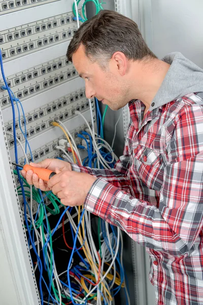 Reparatur Des Servers Und Zugriff — Stockfoto