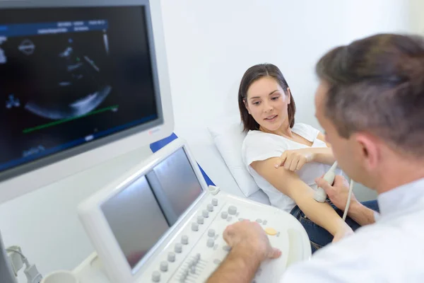 Ultrazvuk na klouby — Stock fotografie