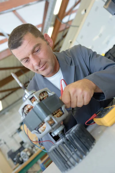 Elektrische Montage Arbeider Elektrische — Stockfoto