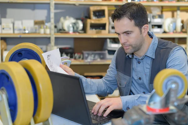 Inspectie Van Ontvangen Orders — Stockfoto