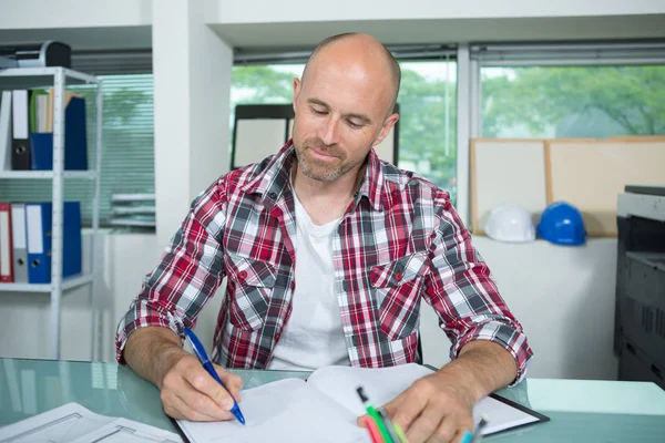 Schreiben Der Wichtigen Notizen — Stockfoto