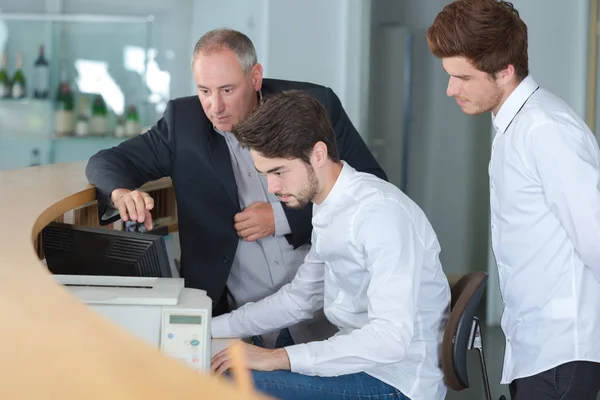 Controle van de lijst en werk — Stockfoto