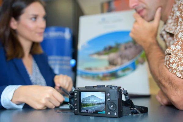 Agência e agência de publicidade — Fotografia de Stock