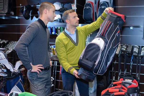 Buying Golf Bag — Stock Photo, Image