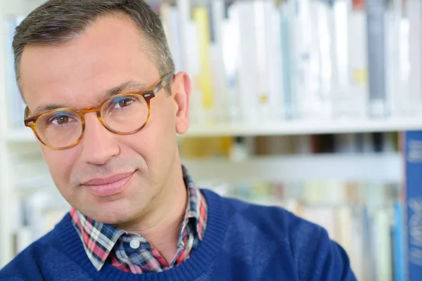 Man with glasses and man — Stock Photo, Image