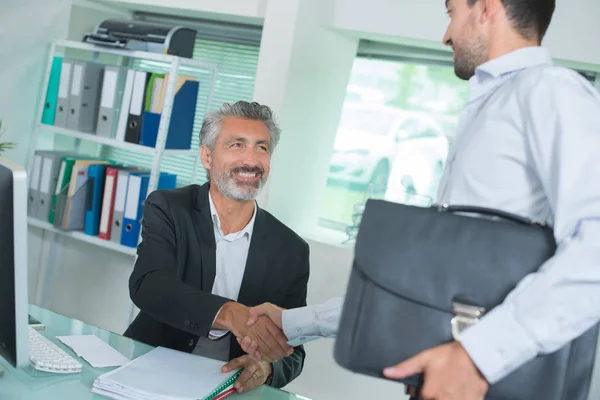 Parlare di affari e di lavoro — Foto Stock