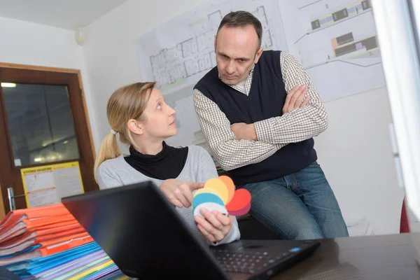 Manager Leading Creatief Brainstormen Bijeenkomst Office — Stockfoto