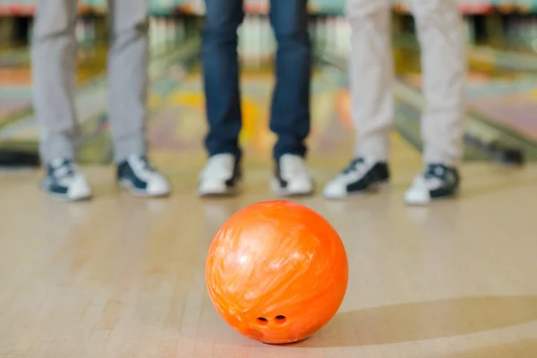 Bowling Golyó Közelről — Stock Fotó