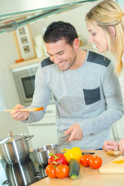 Koken Activiteit Aroma — Stockfoto