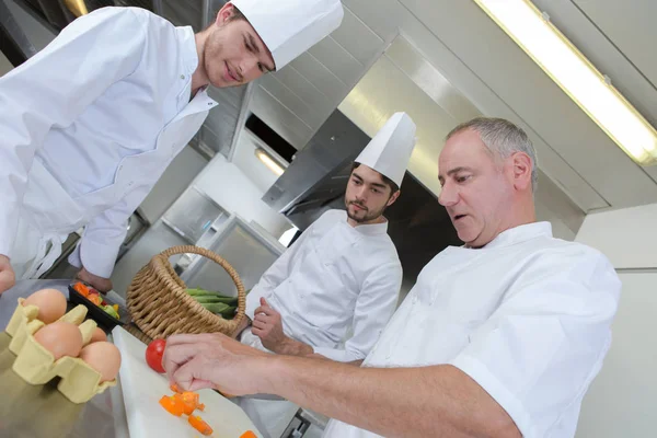 Todos Chefs Masculinos — Fotografia de Stock