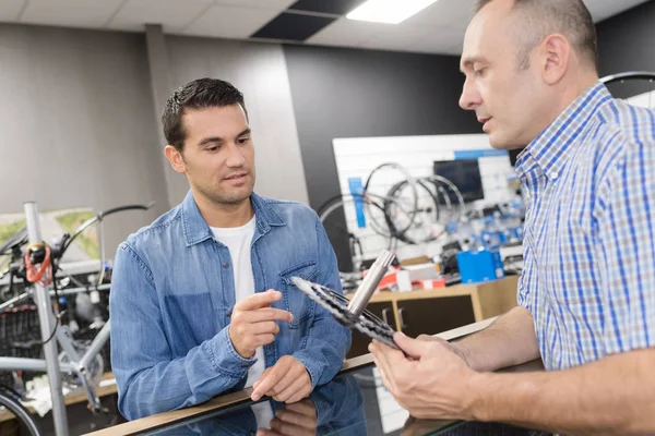 Taller Reparación Bicicletas Bicicleta — Foto de Stock