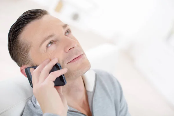 Homem Telefone Celular — Fotografia de Stock