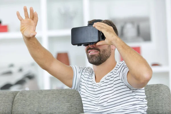 Jugar Magia Realidad Virtual Con Hololens —  Fotos de Stock