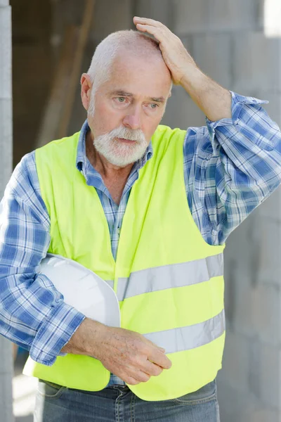 Ingenjör Byggmästare Byggarbetsplatsen — Stockfoto