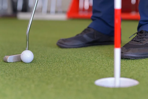 Practicando Golf Golf — Foto de Stock