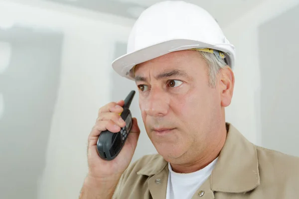 Gebäudetechnik Und Personenkonzept Der Industrie — Stockfoto