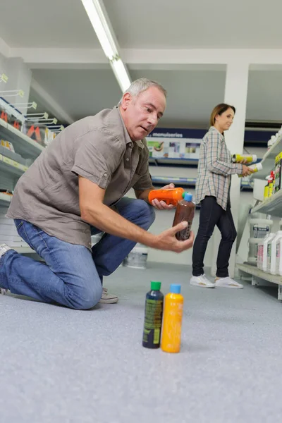 Poner Pintura Los Estantes — Foto de Stock