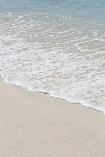 Vacker Sandstrand Inga Människor — Stockfoto