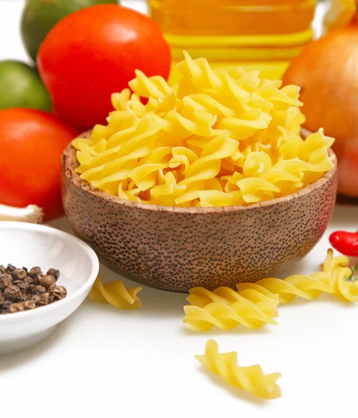 Ingrediënten Voor Het Koken Van Italiaanse Pasta — Stockfoto