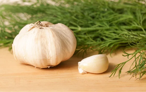 Close Studio Shot Garlic Royalty Free Stock Images