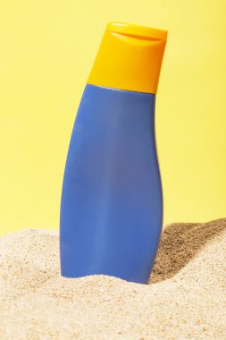 Boş Güneş Losyonu konteyner, tatil sırasında cilt koruma