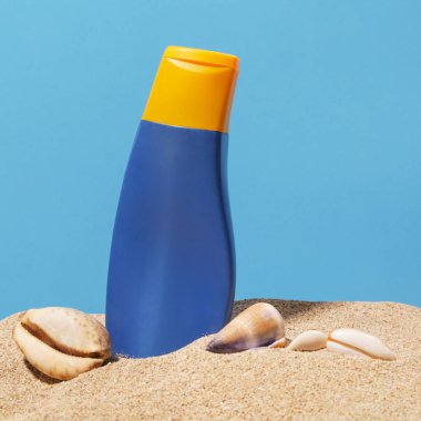 Boş Güneş Losyonu konteyner, tatil sırasında cilt koruma