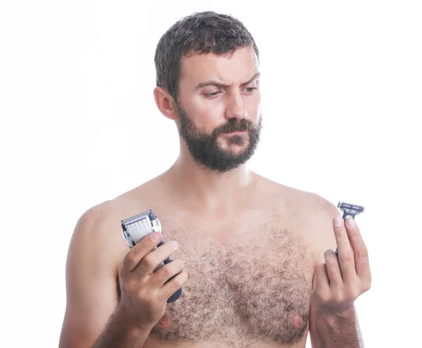 Elektrisk Rakning Maskin Eller Razor — Stockfoto