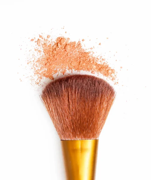 Makeup Brush Eye Shadow Blush Powder — Stock Photo, Image