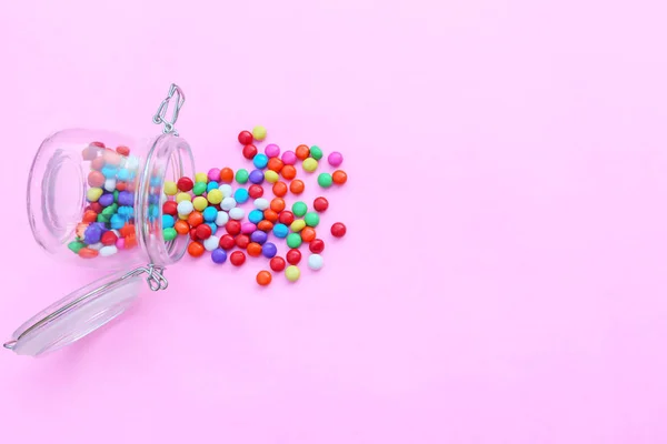 Colorful Candies Jar — Stock Photo, Image