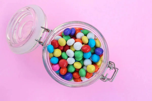 Colorful Candies Jar — Stock Photo, Image