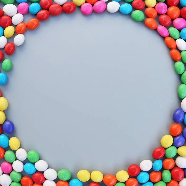 Kleurrijke Snoepjes Achtergrond Hoge Resolutie Imagr — Stockfoto