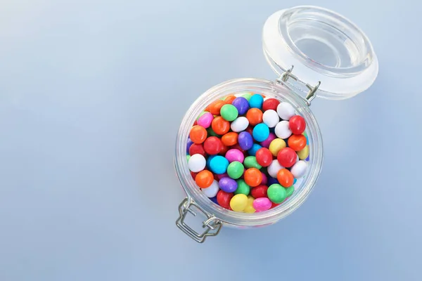 Bonbons Colorés Pot — Photo