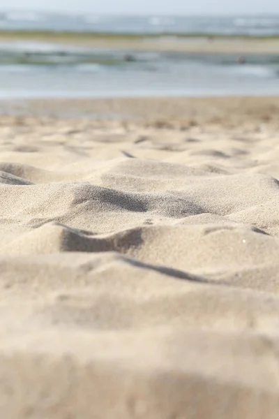 Düşük Tide Beach Seçici Odak — Stok fotoğraf