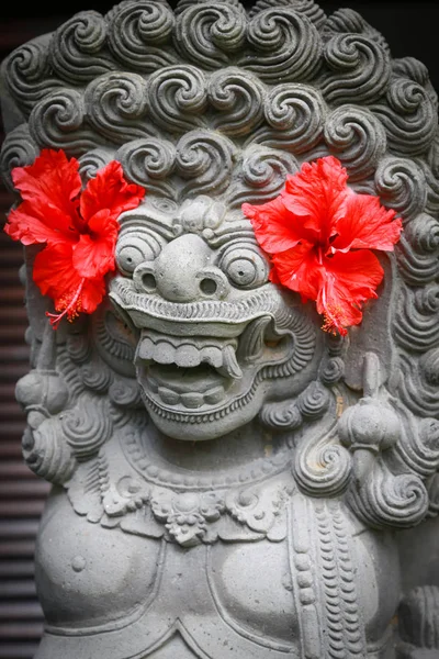 Estatua Tradicional Balinesa Jardín — Foto de Stock