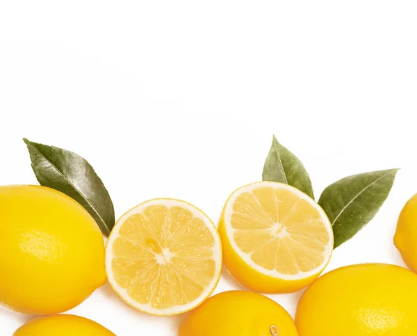 Lemon Studio Image White — Stock Photo, Image