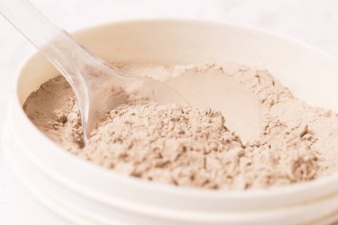 Plastik konteyner kozmetik kil tozu